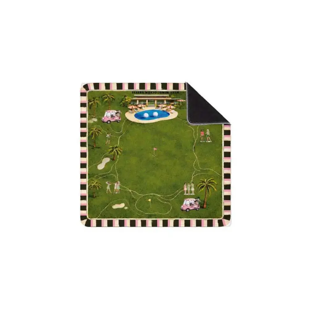 Girl Tribe Co - On the green golf mahjong mat 33